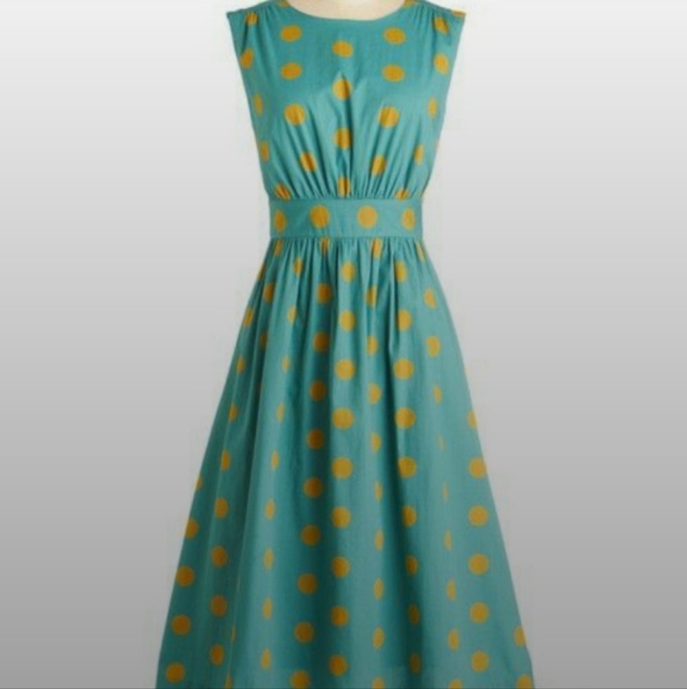 Emily and Fin Modcloth Polka Dot Dress
